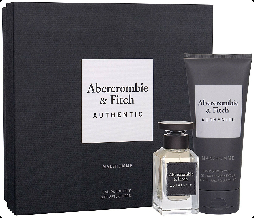 Abercrombie and Fitch Authentic for Men Набор (туалетная вода 50 мл + гель для душа 200 мл) для мужчин