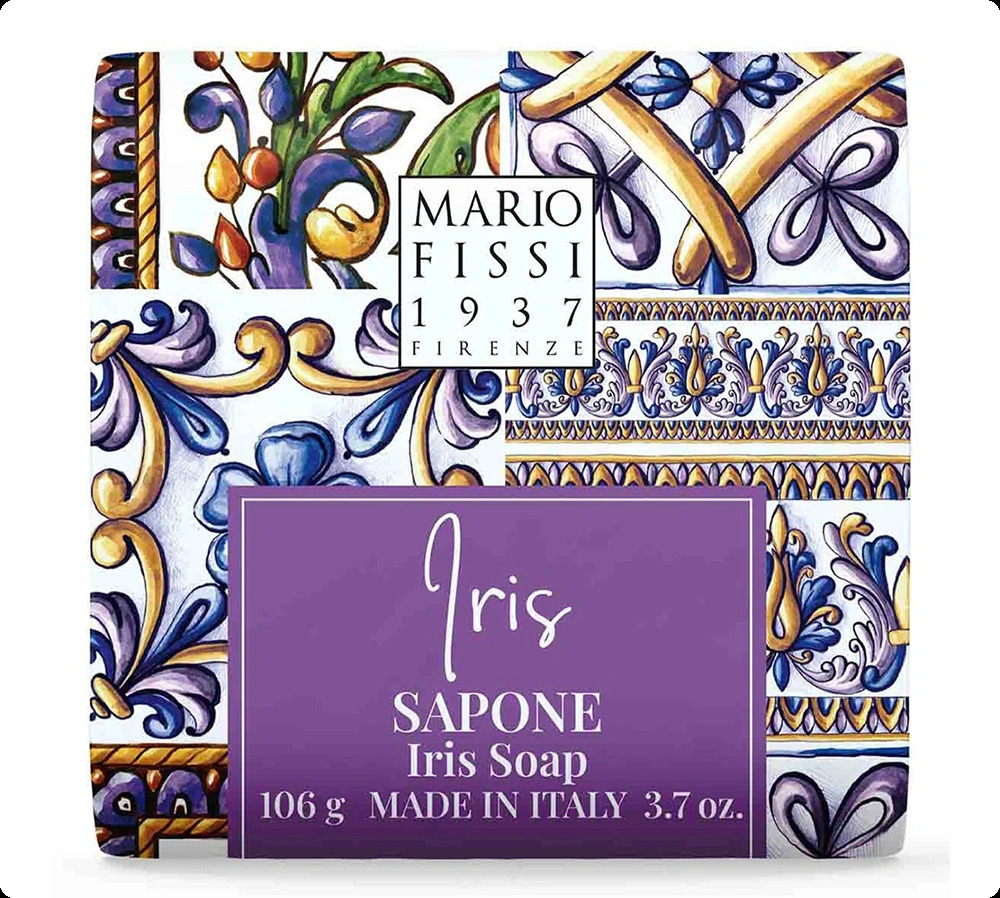 Mario Fissi 1937 Iris Мыло 106 гр для женщин и мужчин