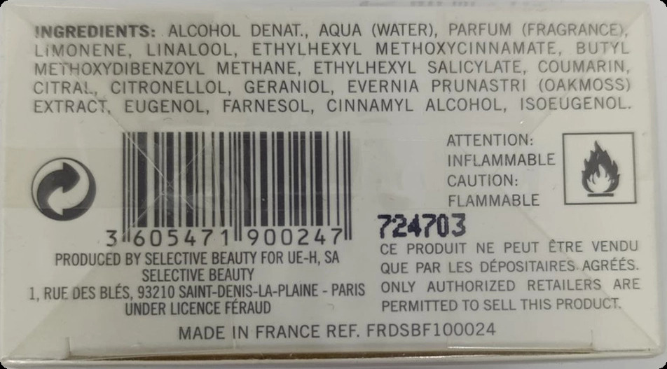 Louis Feraud Feraud Homme Туалетная вода 40 мл для мужчин