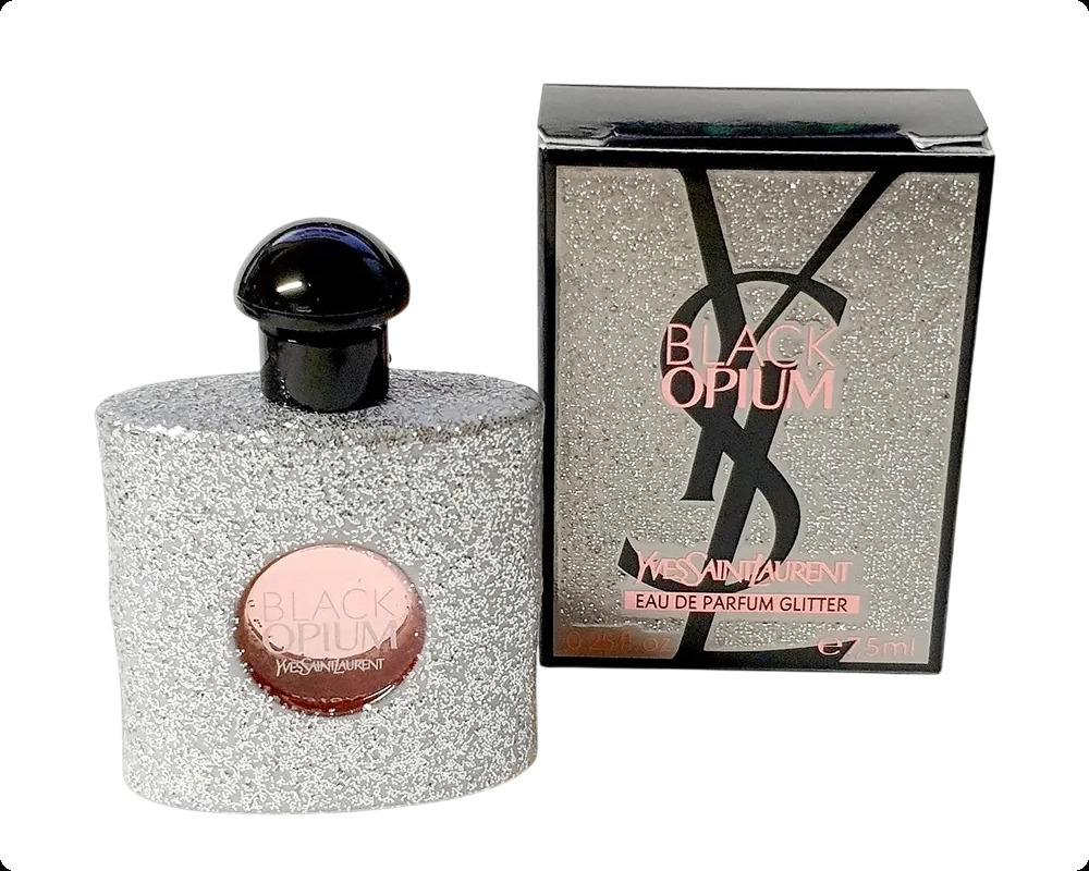 Миниатюра Yves Saint Laurent Black Opium Glitter Парфюмерная вода 7.5 мл - пробник духов