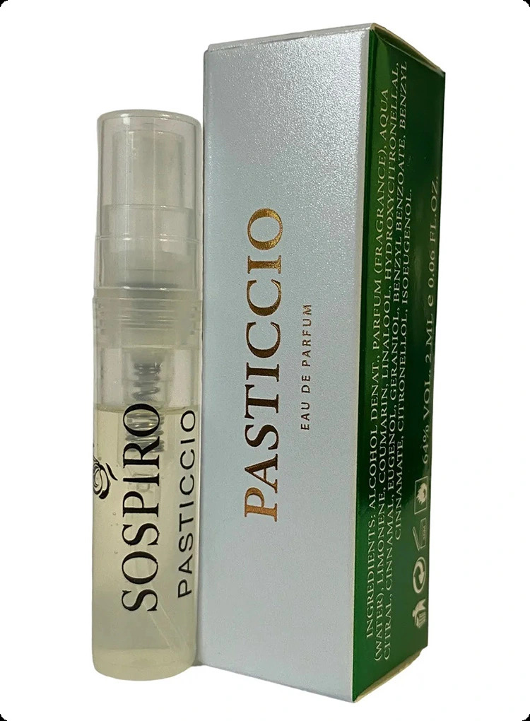 Миниатюра Xerjoff Sospiro Pasticcio Парфюмерная вода 2 мл - пробник духов