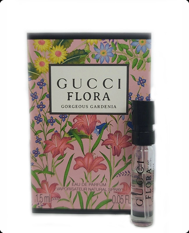 Миниатюра Gucci Flora Gorgeous Gardenia Eau de Parfum Парфюмерная вода 1.5 мл - пробник духов