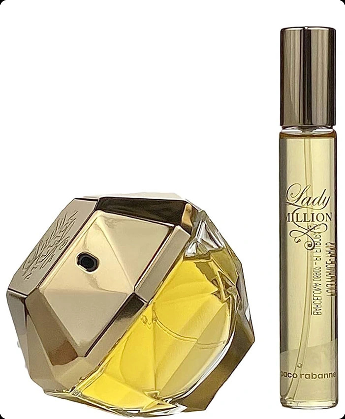 Paco Rabanne Lady Million Набор (парфюмерная вода 80 мл + парфюмерная вода 20 мл) для женщин