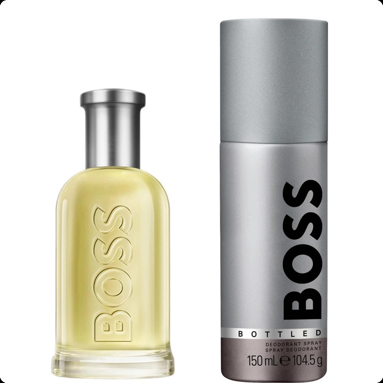Hugo Boss Boss Bottled Набор (туалетная вода 100 мл + дезодорант-спрей 150 мл) для мужчин