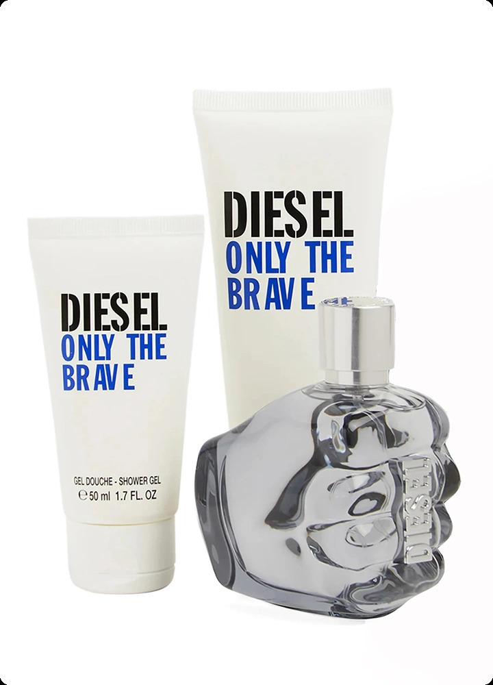 Diesel Only The Brave Набор (туалетная вода 75 мл + гель для душа 100 мл + гель для душа 50 мл) для мужчин