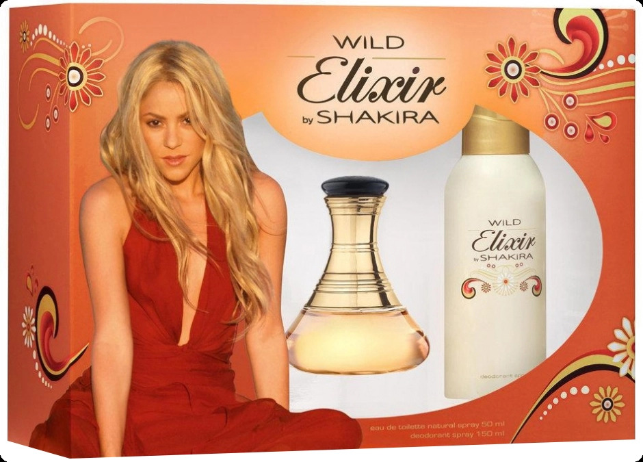Shakira Wild Elixir Набор (туалетная вода 50 мл + дезодорант-спрей 150 мл) для женщин