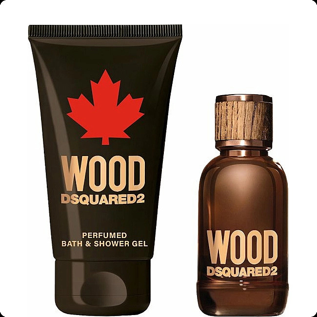 Dsquared 2 Wood for Him Набор (туалетная вода 30 мл + гель для душа 50 мл) для мужчин