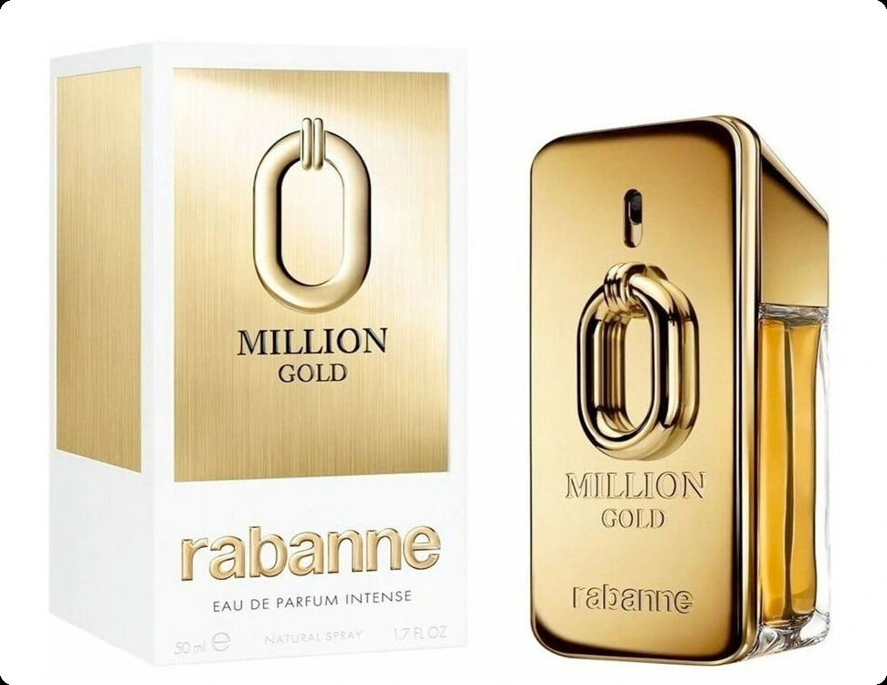 Paco Rabanne Million Gold Парфюмерная вода 50 мл для мужчин