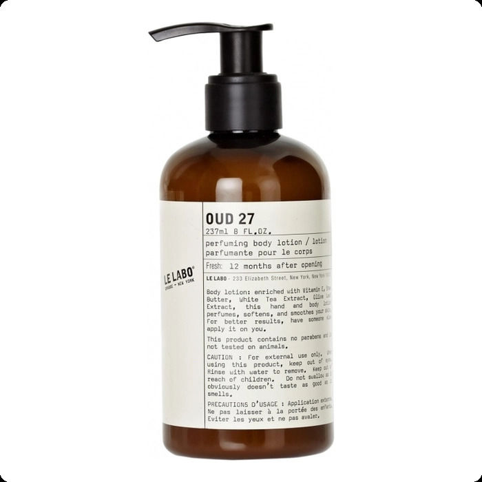 Le Labo Oud 27 Лосьон для тела 237 мл для женщин и мужчин