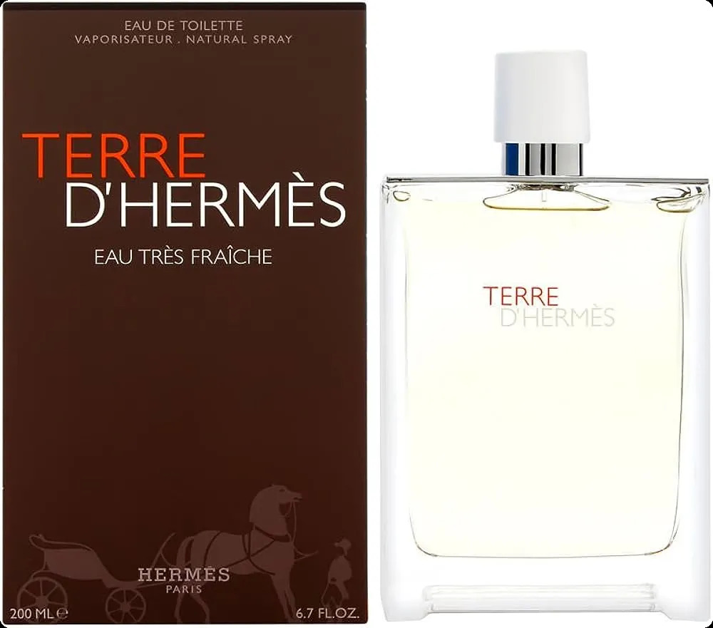 Hermes Terre d Hermes Eau Tres Fraiche Туалетная вода 200 мл для мужчин