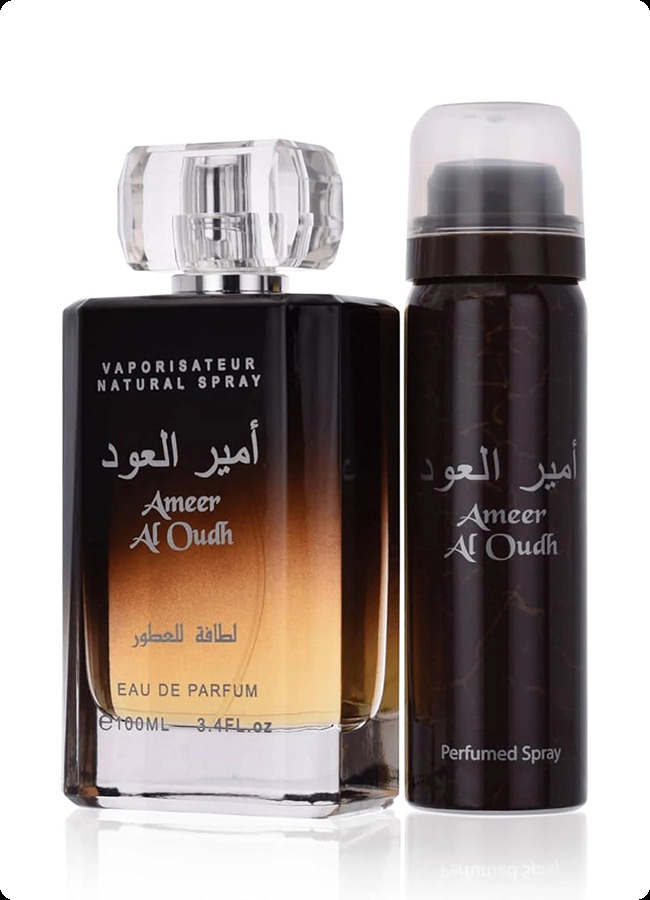 Lattafa Perfumes Ameer Al Oudh Набор (парфюмерная вода 100 мл + дезодорант-спрей 50 мл) для женщин и мужчин
