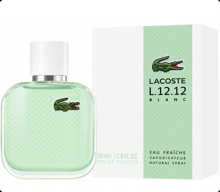 Lacoste L 12 12 Blanc Eau Fraiche Туалетная вода 50 мл для мужчин