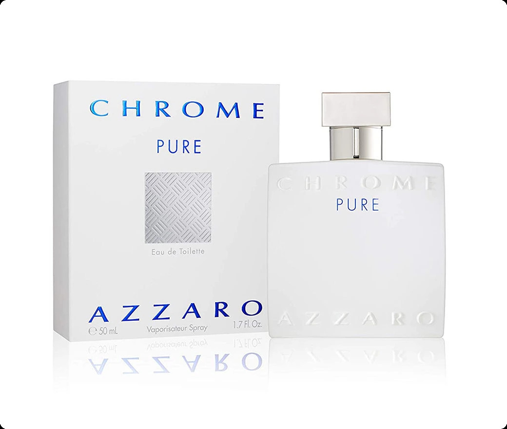 Azzaro Chrome Pure Туалетная вода 50 мл для мужчин