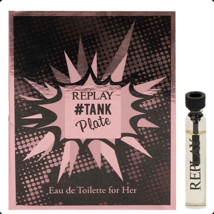 Миниатюра Replay Tank Plate For Her Туалетная вода 2 мл - пробник духов