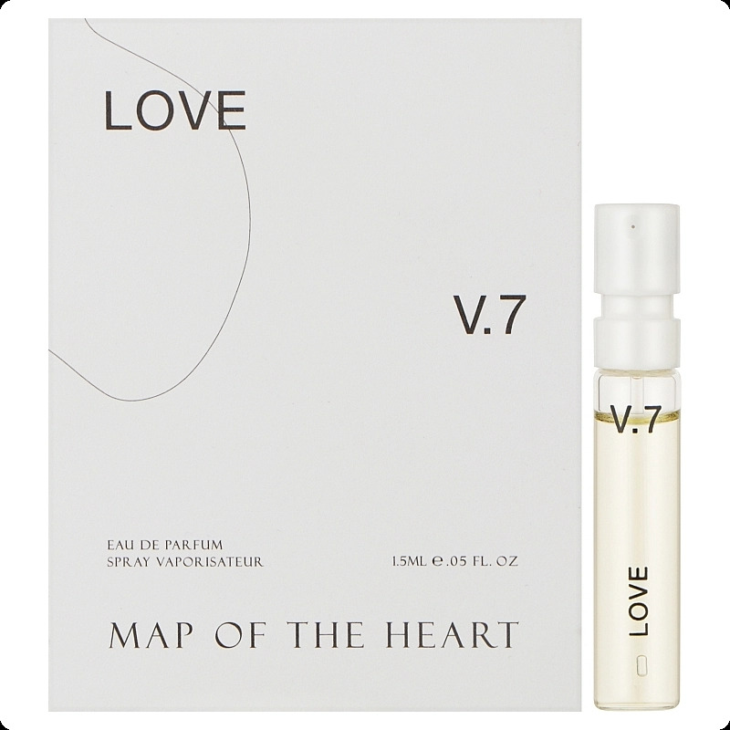 Миниатюра Map of the Heart White Heart V7 Love Парфюмерная вода 1.5 мл - пробник духов