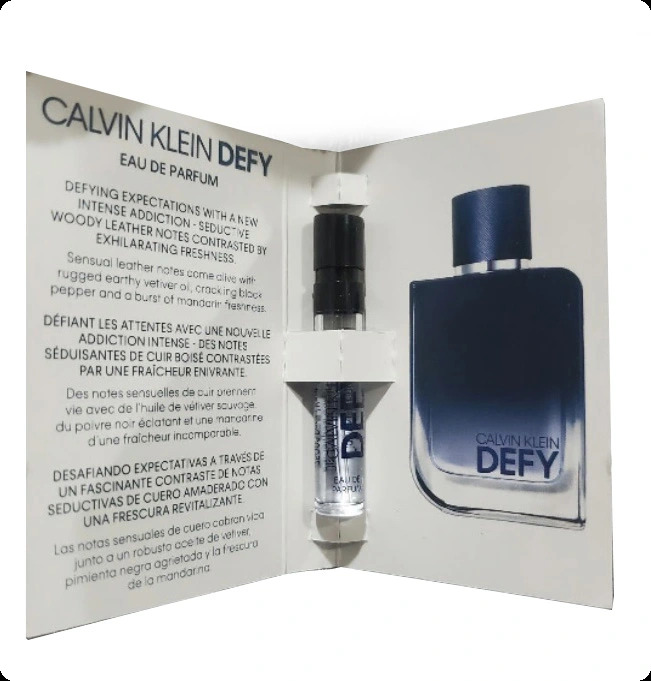 Миниатюра Calvin Klein Defy Eau de Parfum Парфюмерная вода 1.2 мл - пробник духов
