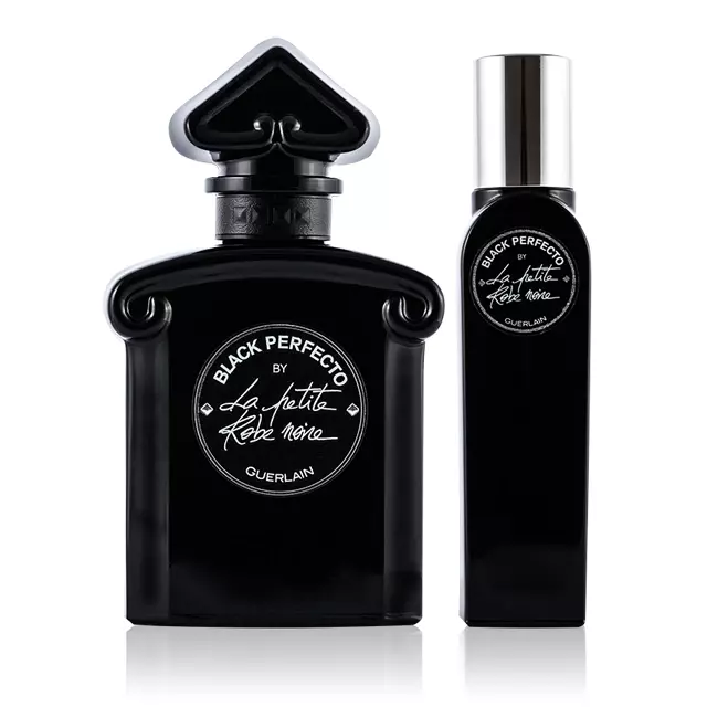 Guerlain perfecto noire. Guerlain Black perfecto 15 ml. Ла Петит Роб Нуар Блэк Перфекто. Guerlain Black perfecto. Блэк Перфекто герлен.