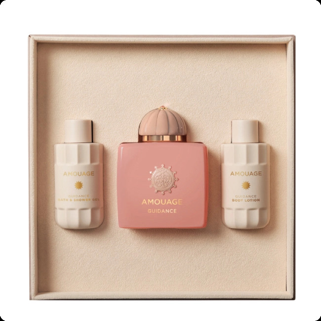 Amouage Guidance Набор (парфюмерная вода 100 мл + гель для душа 60 мл + лосьон для тела 60 мл) для женщин и мужчин
