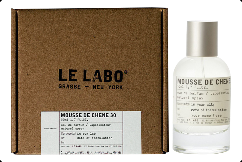 Le Labo Mousse de Chene 30 Amsterdam City Exclusive Парфюмерная вода 50 мл для женщин и мужчин
