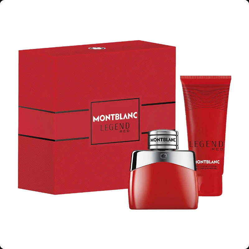 MontBlanc Legend Red Набор (парфюмерная вода 50 мл + гель для душа 100 мл) для мужчин