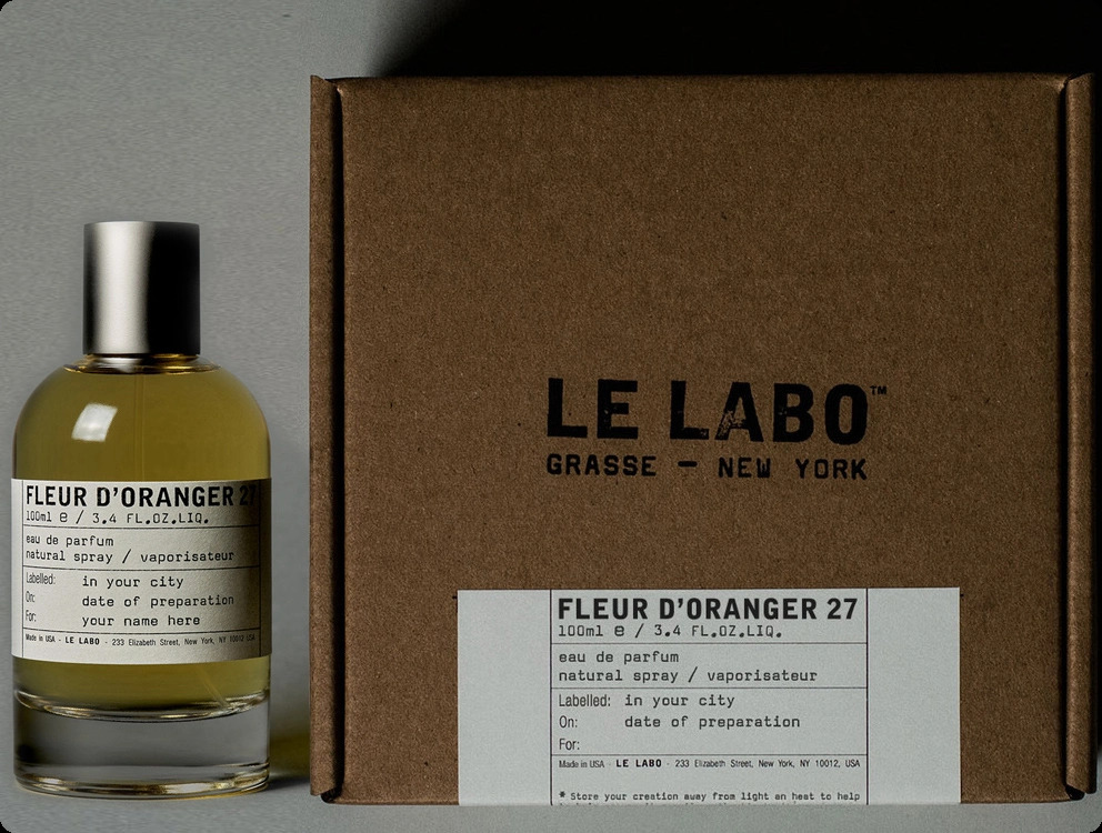 Le Labo Fleur d Oranger 27 Парфюмерная вода 100 мл для женщин и мужчин