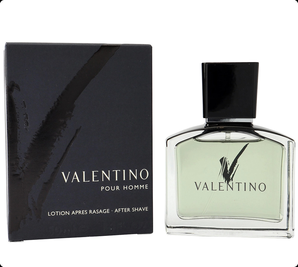 Valentino V Pour Homme Лосьон после бритья 50 мл для мужчин