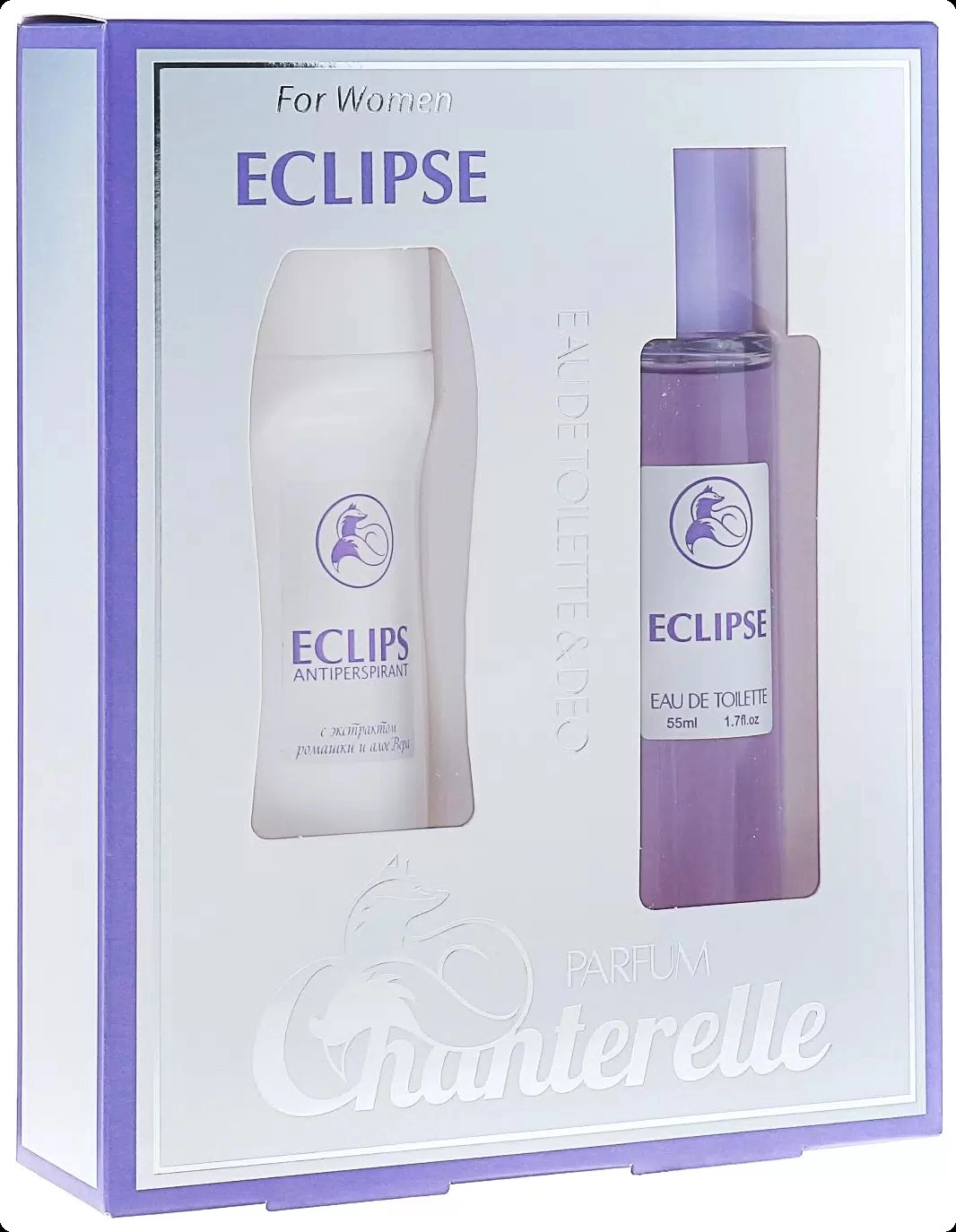 Paris Line Parfums Chanterelle Eclipse Intense Набор (туалетная вода 55 мл + дезодорант-стик 40 гр) для женщин