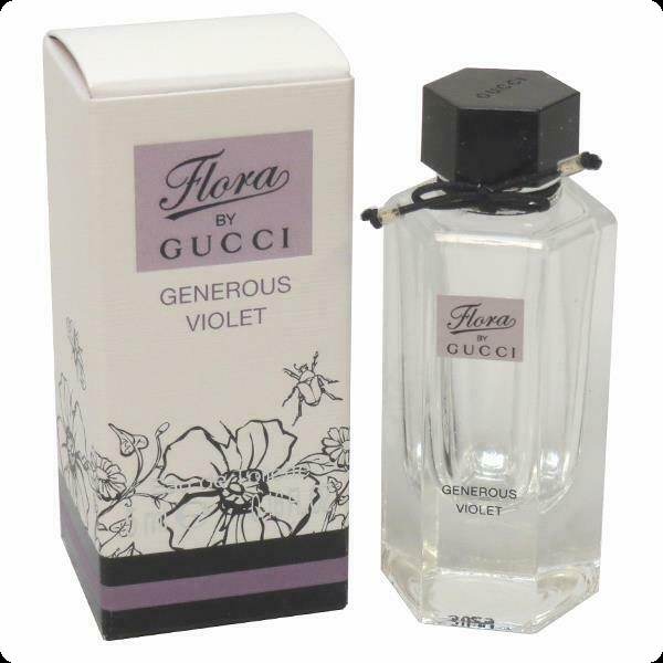 Миниатюра Gucci Flora Generous Violet Туалетная вода 5 мл - пробник духов