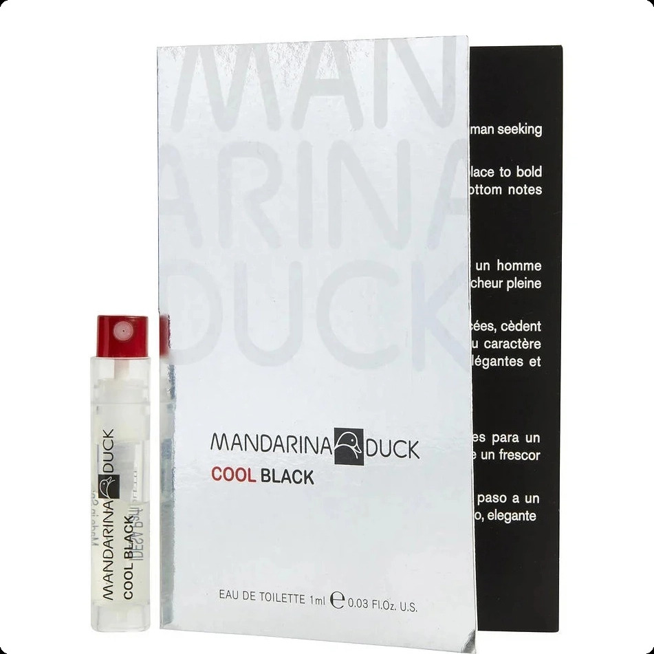 Миниатюра Mandarina Duck Cool Black Туалетная вода 1 мл - пробник духов