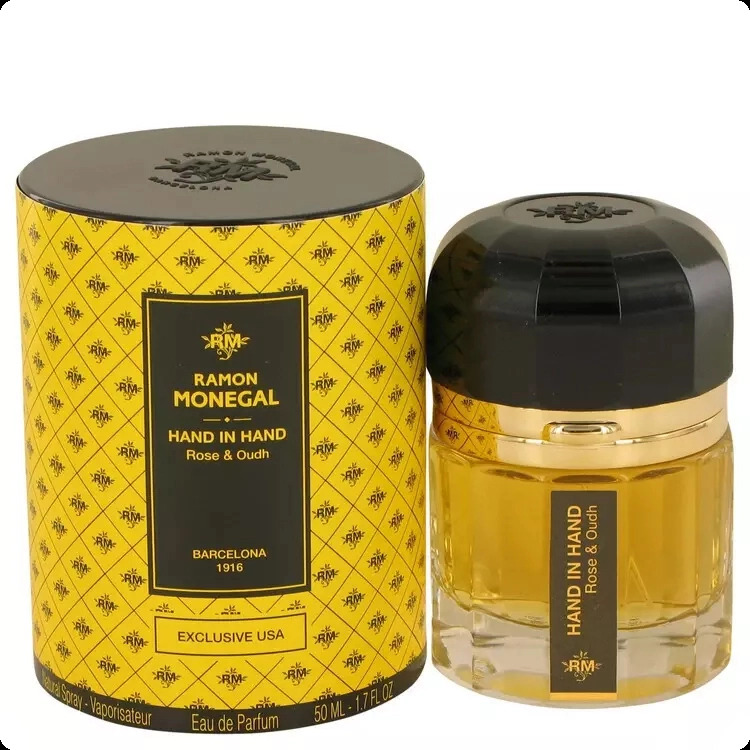 Ramon Monegal Hand in Hand Rose and Oudh Парфюмерная вода 50 мл для женщин и мужчин