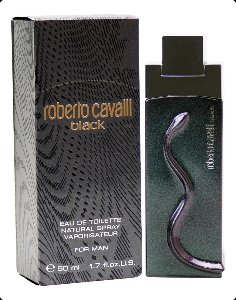 Roberto Cavalli Black Туалетная вода 50 мл для мужчин