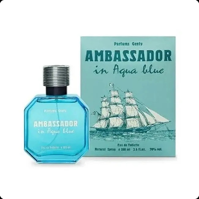 Parfums Genty Ambassador in Aqua Blue Туалетная вода 100 мл для мужчин
