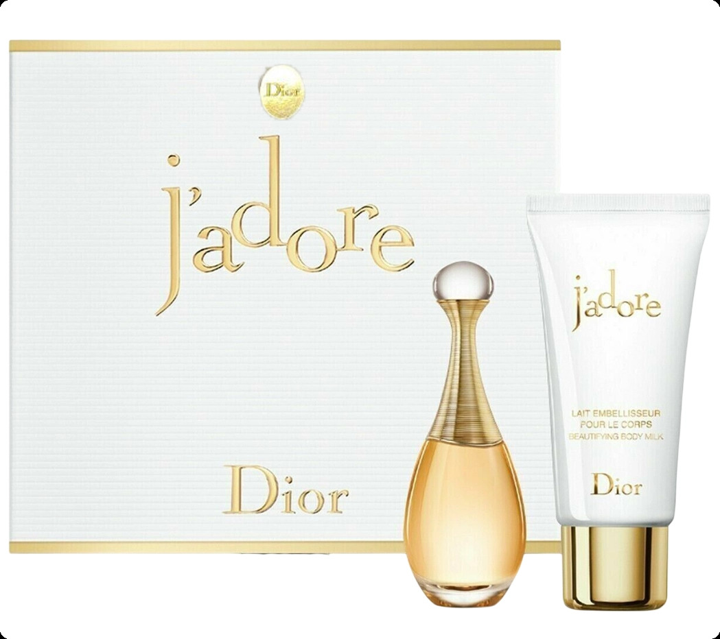 Christian Dior J Adore Набор (парфюмерная вода 5 мл + молочко для тела 20 мл) для женщин