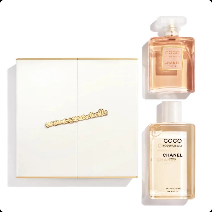 Chanel Coco Mademoiselle Набор (парфюмерная вода 100 мл + масло для тела 200 мл) для женщин