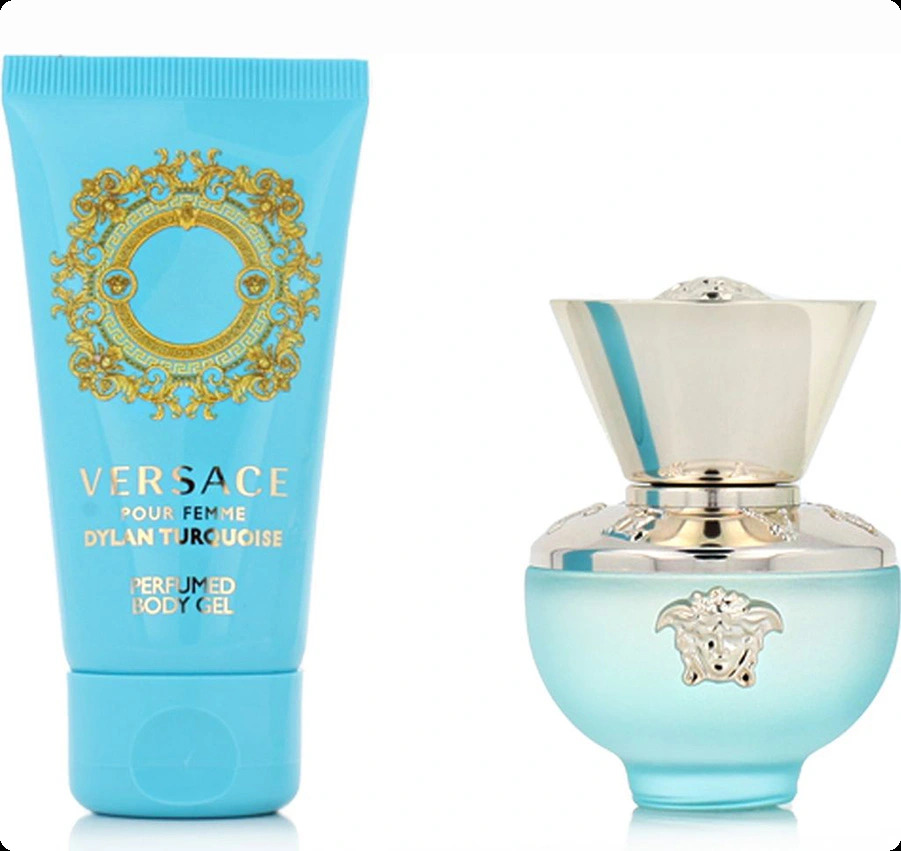 Versace Dylan Turquoise Pour Femme Набор (туалетная вода 30 мл + парфюмированный гель 50 мл) для женщин