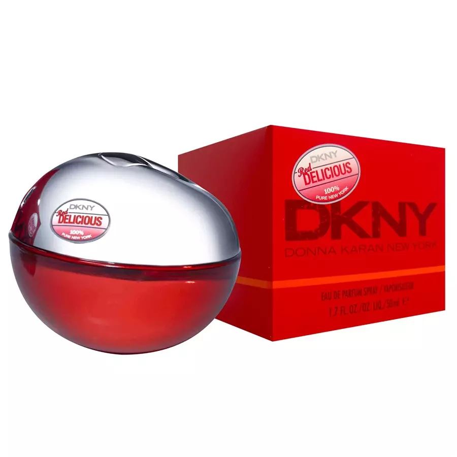 D k y. Донна Каран DKNY be delicious. Donna Karan Red delicious EDP 100 ml. DKNY Red delicious. Духи DKNY красные Donna Karan.