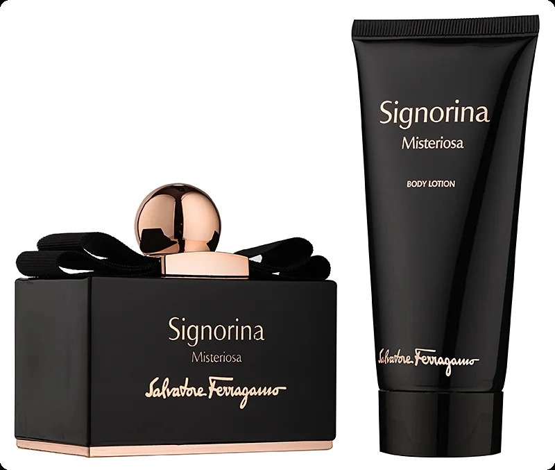 Salvatore Ferragamo Signorina Misteriosa Набор (парфюмерная вода 50 мл + лосьон для тела 50 мл) для женщин
