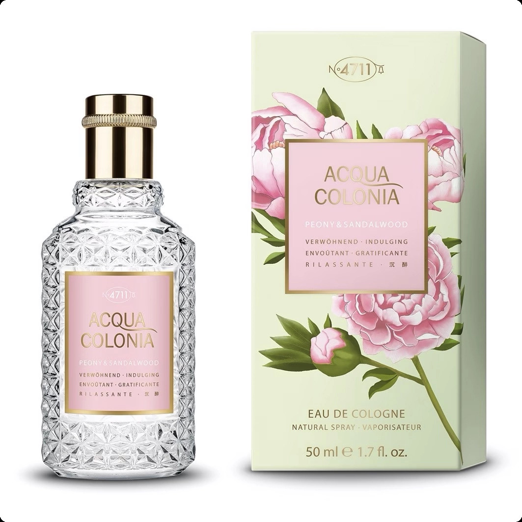 4711 Acqua Colonia Peony and Sandalwood Одеколон 50 мл для женщин