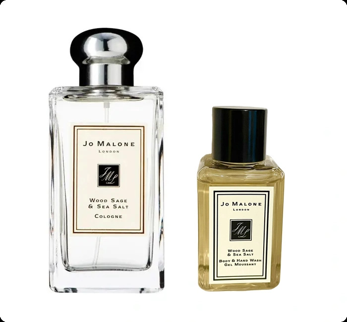 Jo Malone Wood Sage and Sea Salt Набор (одеколон 100 мл + гель для душа 15 мл) для женщин и мужчин