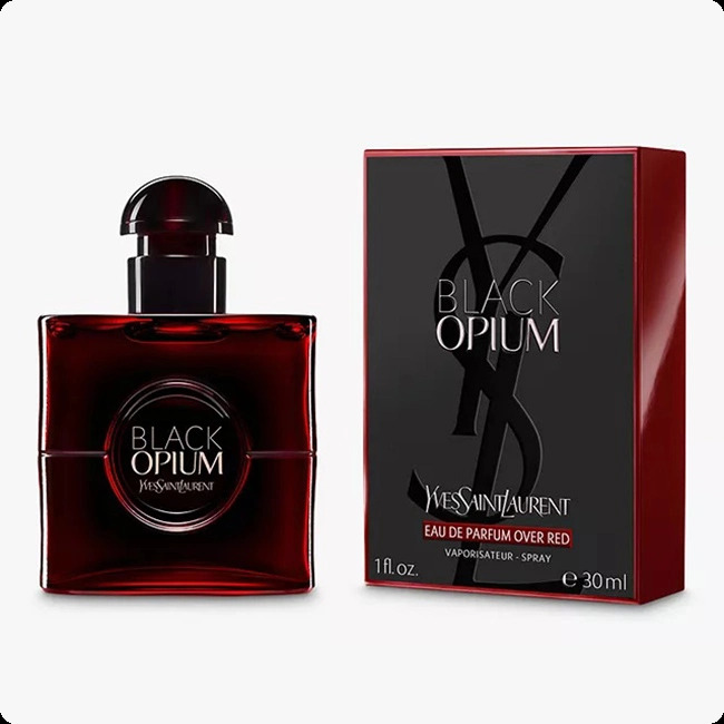 Yves Saint Laurent Black Opium Over Red Парфюмерная вода 30 мл для женщин