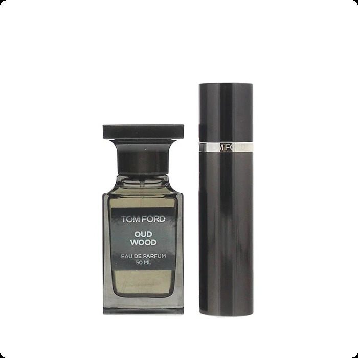 Tom Ford Oud Wood Набор (парфюмерная вода 50 мл + парфюмерная вода 10 мл) для женщин и мужчин