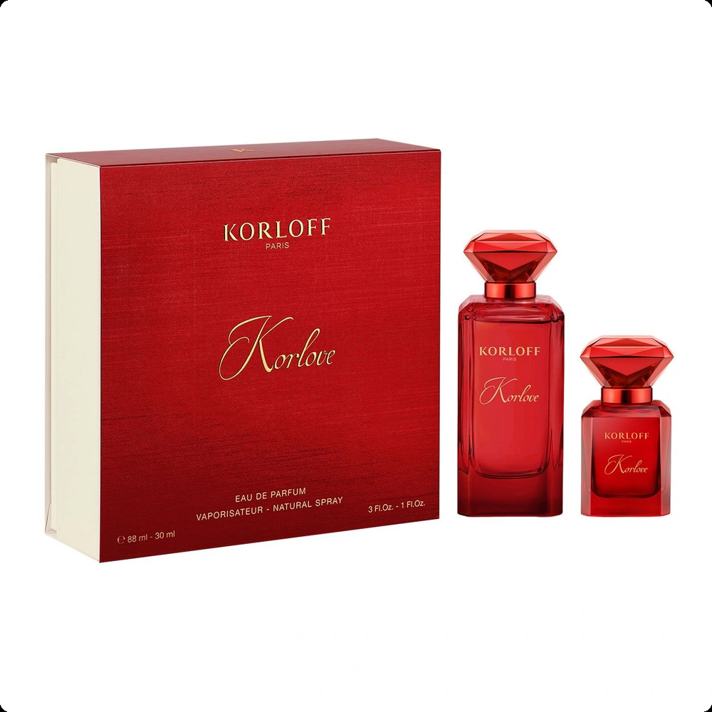 Korloff Paris Korlove Набор (парфюмерная вода 88 мл + парфюмерная вода 30 мл) для женщин