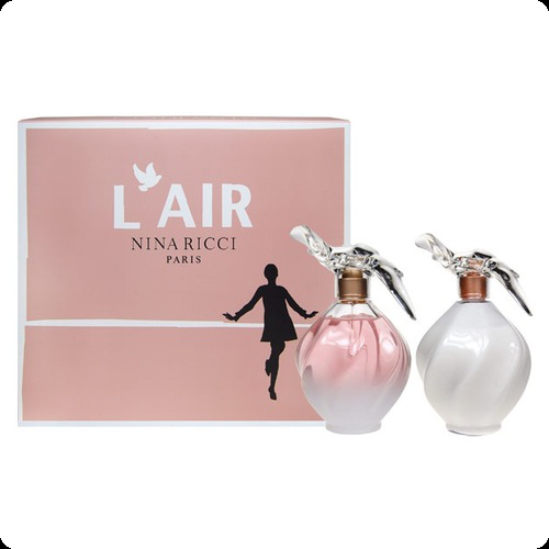 Nina Ricci L Air Набор (парфюмерная вода 100 мл + лосьон для тела 200 мл) для женщин