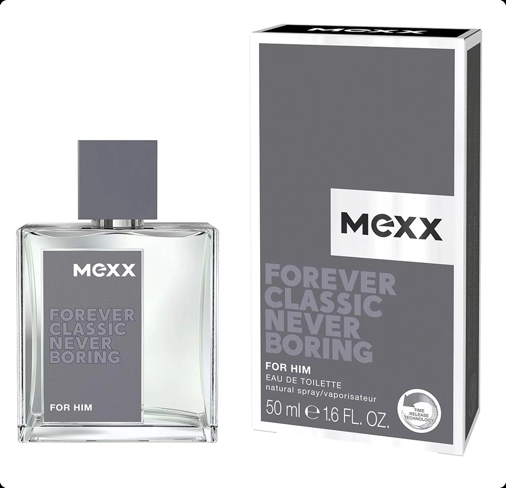 Mexx Forever Classic Never Boring For Him Туалетная вода 50 мл для мужчин
