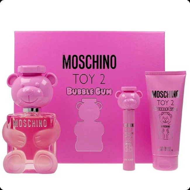 Moschino Toy 2 Bubble Gum Набор (туалетная вода 100 мл + туалетная вода 10 мл + лосьон для тела 100 мл) для женщин