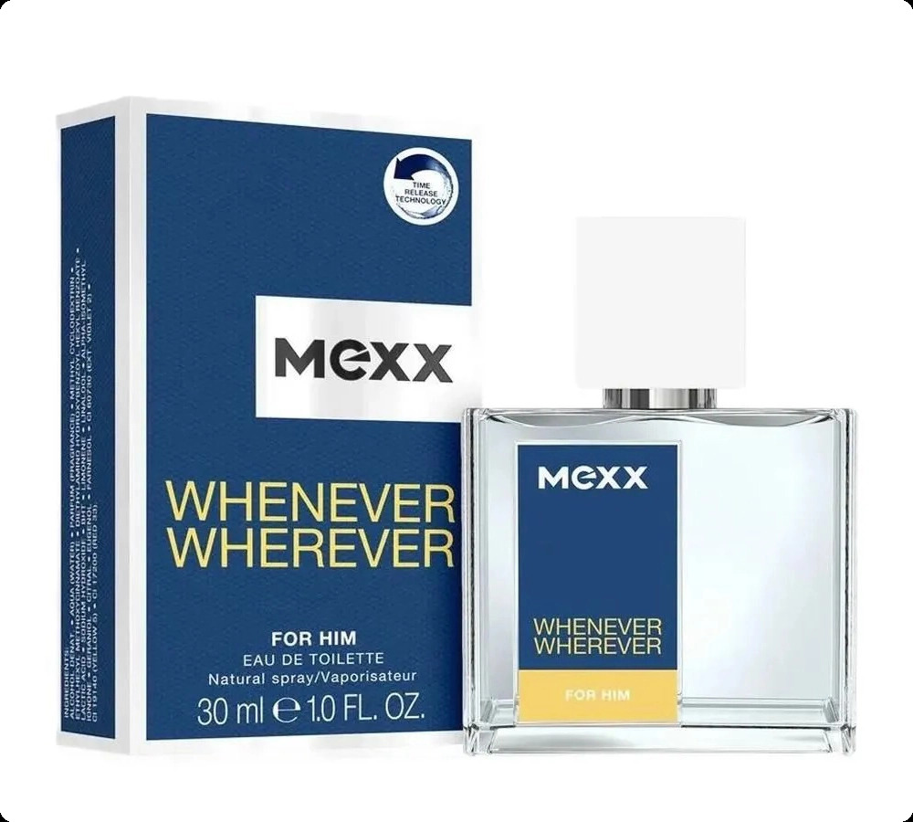Mexx Whenever Wherever for Him Туалетная вода 30 мл для мужчин
