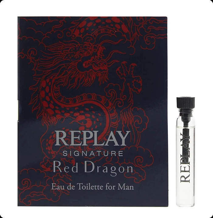 Миниатюра Replay Signature Red Dragon Туалетная вода 2 мл - пробник духов