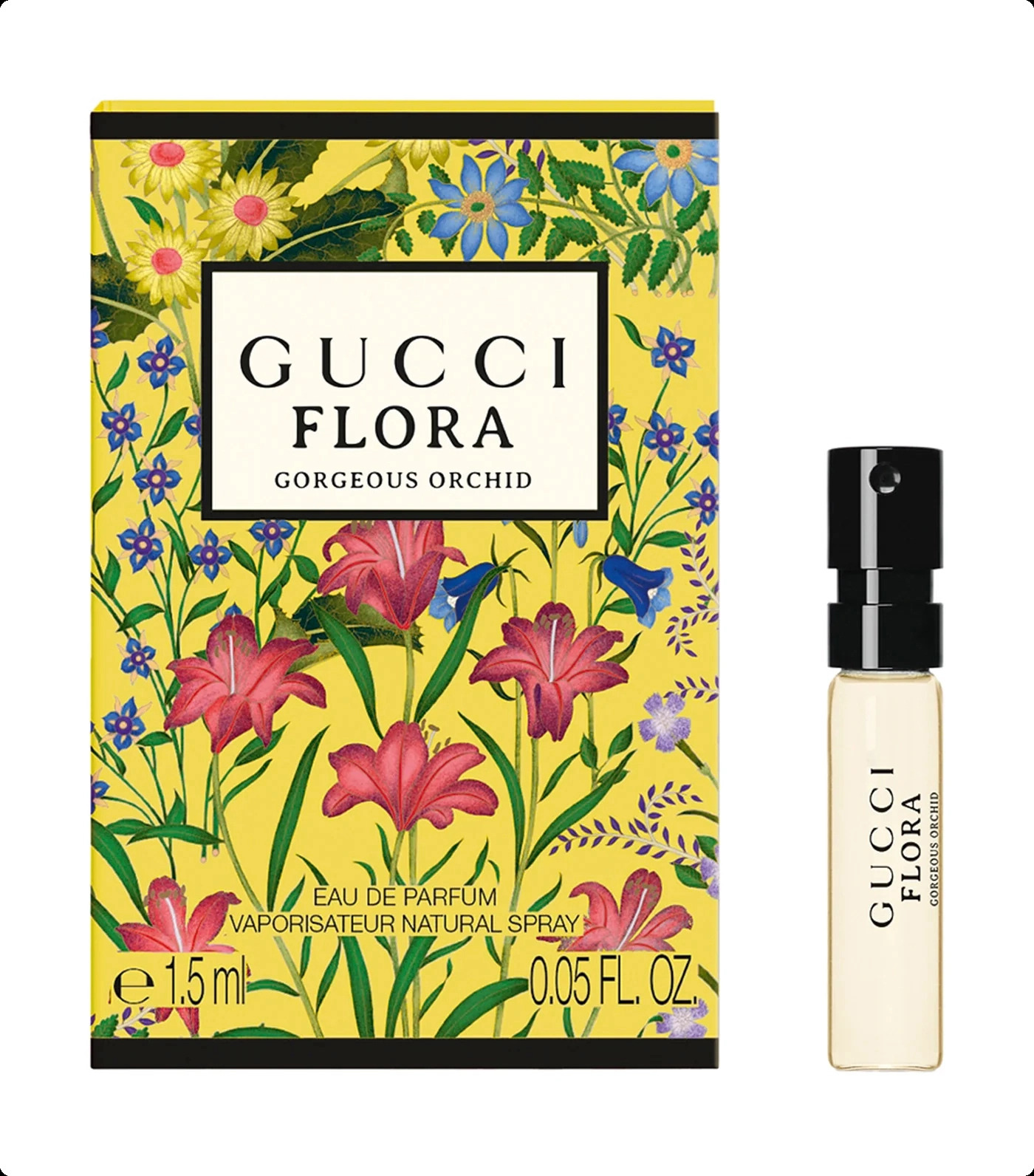 Миниатюра Gucci Flora Gorgeous Orchid Парфюмерная вода 1.5 мл - пробник духов
