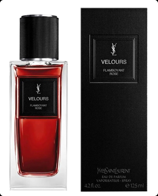 Ив сен лоран Велюр фламбойян роз для женщин и мужчин