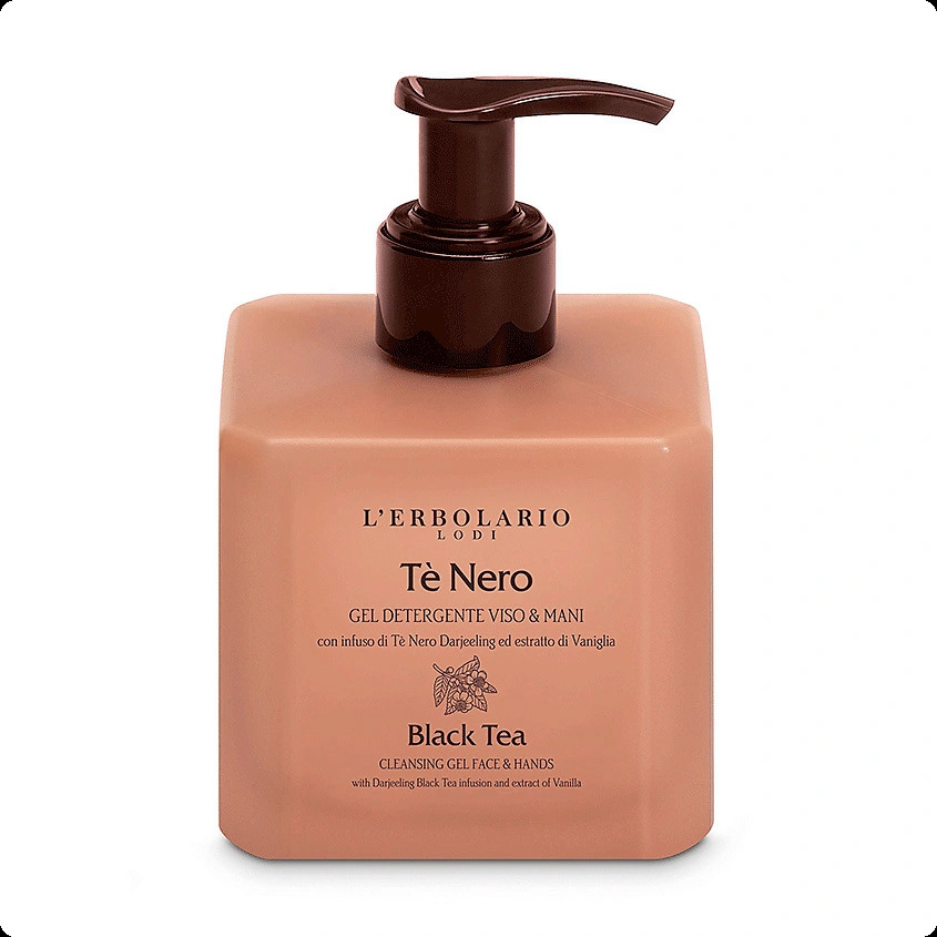 L Erbolario Black Tea Гель для лица 270 мл для женщин и мужчин